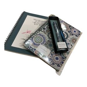 Bundle of two notebooks/journals & ball point twist pen